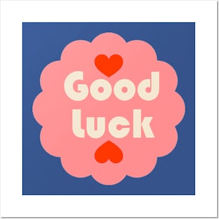 Good luck vintage retro Posters and Art